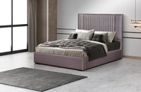 Otto Storage Bed in Stone