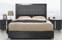 Maisie Modern Bed Gloss Grey