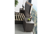 Maisie Modern Nightstand Matt Grey Oak