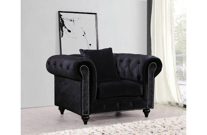 Endicott Black Chair