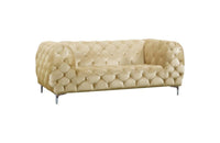 Acker Beige Love Seat