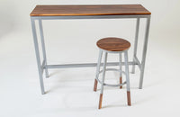 Parliament Bar Table with Wood Top