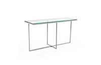 Jon Console Table Clear Glass