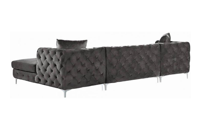 Avri Grey Sectional Sofa