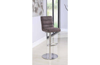 Wyatt Modern Ribbed Back Adjustable Height Stool