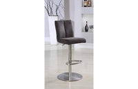 Julian Modern High Back Adjustable Stool Brown