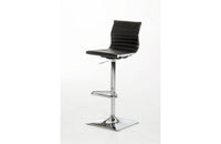 Mari Modern Black Leatherette Bar Stool