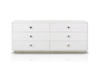 Modern White Gloss Dresser