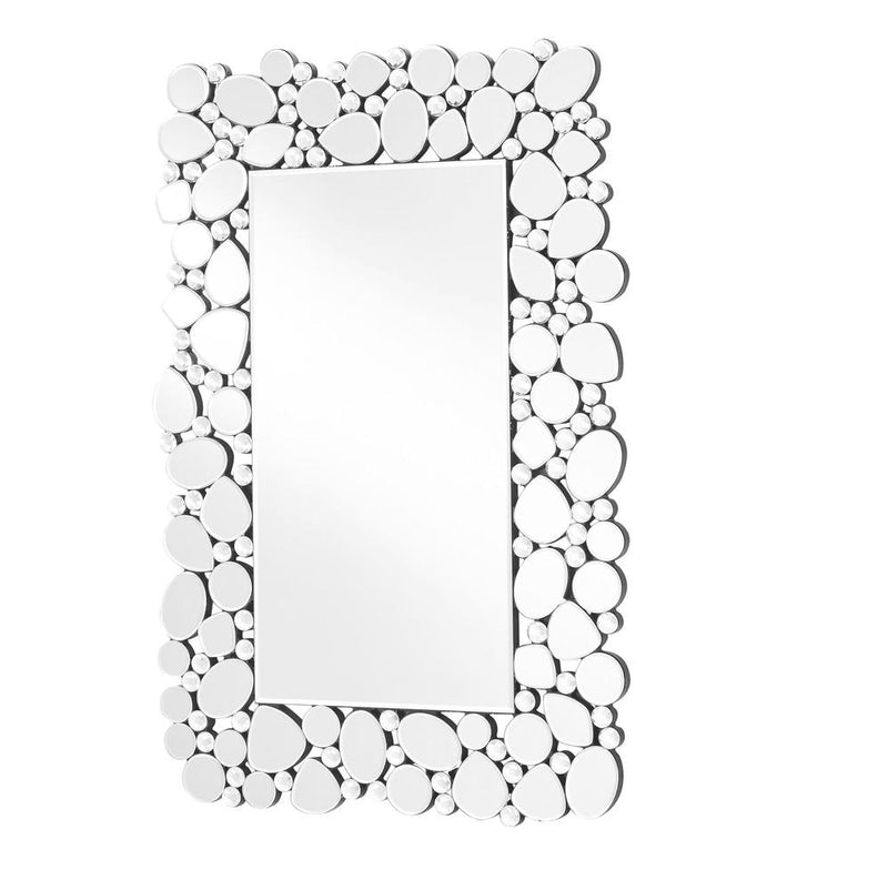 Contemporary Mirror in Clear Rectangle