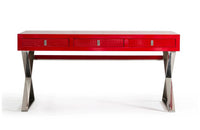 Congress Transitional Desk Red