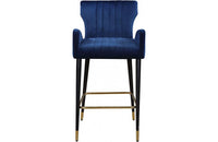 Bacchus Navy Bar Stool