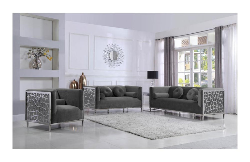 Parkin Grey Sofa Set