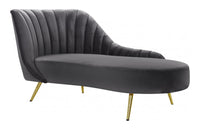 Alura Grey Chaise