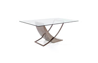 Crescent Rectangle Dining Table Base