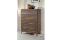 Nova Domus Calabria Modern Walnut Chest