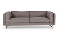 Divani Casa Keswick Modern Grey Fabric Sofa