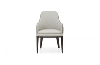 Modrest Maxwell Glam Beige and Grey Dining Chair