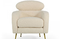 Modrest Altura Modern Faux Fur Lounge Chair