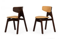 Modrest Beeler Modern Camel Dining Chair (Set of 2)