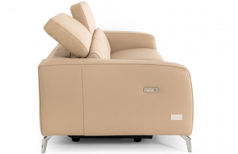 Coronelli Collezioni Turin Leather 2-Seater 91" Recliner Sofa