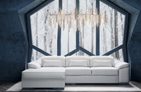 Alpine-X Functional Sectional in off white fabric AMARAL 56