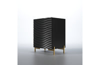 Wave Nightstand Dark grey