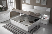 Costa White Modern Bedroom with Storage