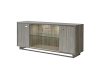 Volare 4 Door Buffet Grey