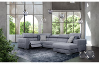 Challenger Sectional Left Sofa with Electric Recliner