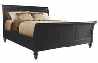 Cambridge Sleigh Bed Black