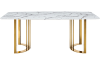 131 Dining Table Gold