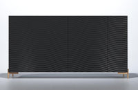 Wave 4 Door buffet Dark grey