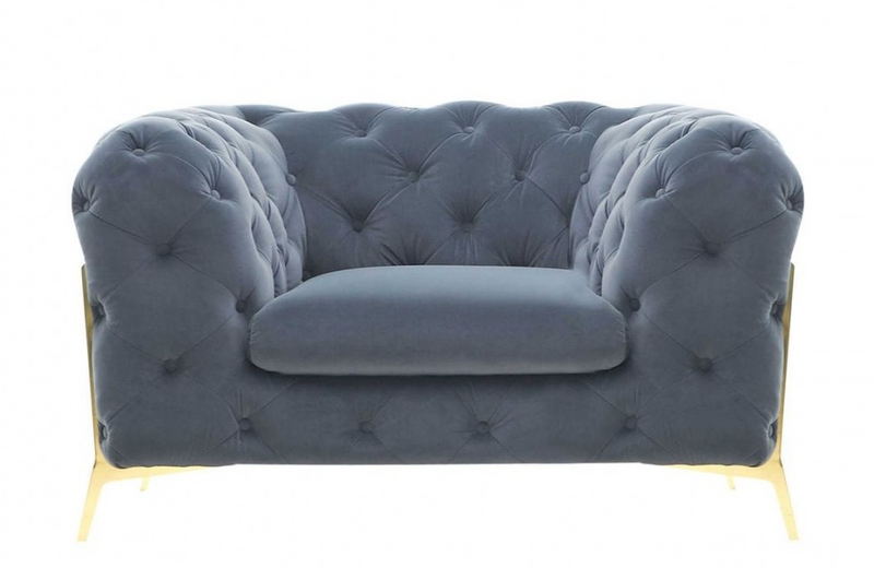 Santa Ana - Modern Dark Grey Fabric Chair