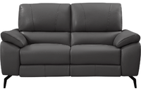 2934 Dark Grey Loveseat with electric recliners