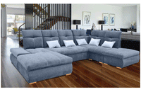 Opera Sectional Left Sofa with bed and storage