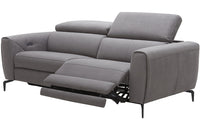 Scuzzo Fabric Motion Sofa Gray