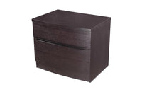 Flavian 2 Drawer Nightstand Dark Brown