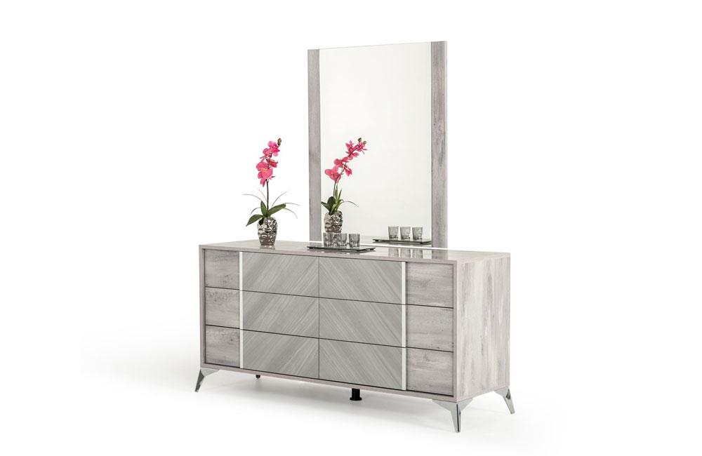 Nova Domus Alexa Italian Modern Grey Dresser Nova Domus Alexa Italian Modern Grey Dresser
