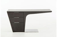Bismarck Contemporary Wenge Desk Black