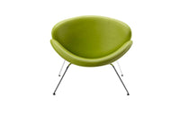 Anais Contemporary Leatherette Accent Chair Green