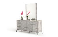 Nova Domus Alexa Italian Modern Grey Mirror