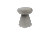 Modrest Boyd Modern Grey Concrete Round Stool