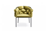 Modrest Debra Modern Green Fabric Dining Chair