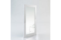 Modrest Beth Modern White Floor Mirror
