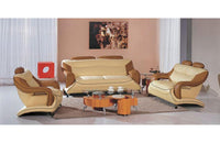 Fernanda Modern Bonded Leather Sofa Set