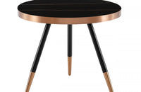 Modrest Cayson Modern Black Ceramic Small Coffee Table