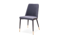 Modrest Clyburn Modern Dark Grey Dining Chair (Set of 2)