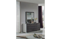 Nova Domus Corrado Italian Modern Grey Mirror