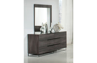 Nova Domus Enzo Italian Modern Grey Oak Mirror