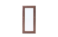 Modrest Calem Modern Walnut Floor Mirror